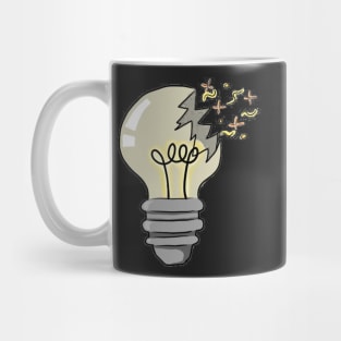Broken Light-bulb Mug